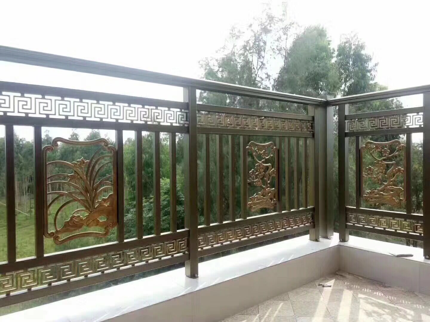 柵欄圍欄護(hù)欄鋁合金欄桿圍欄別墅庭院鋁藝護(hù)欄防護(hù)陽臺 鋁合金柵欄圍欄護(hù)欄樓梯扶手欄桿圍