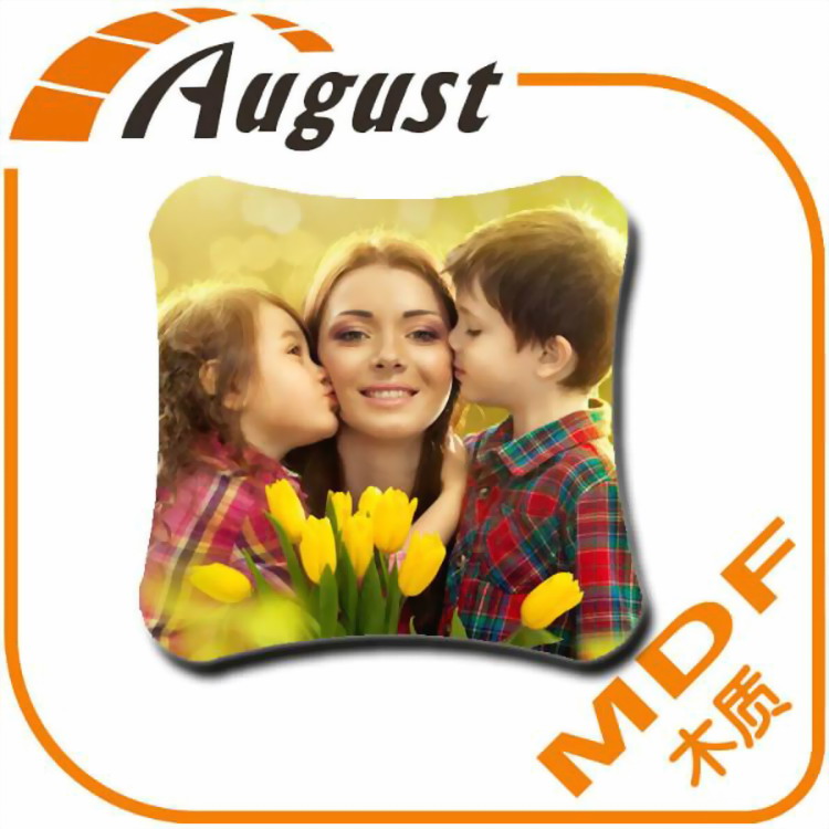 熱轉印空白耗材 MDF帶軟木杯墊Q309-1 個性木質工藝品