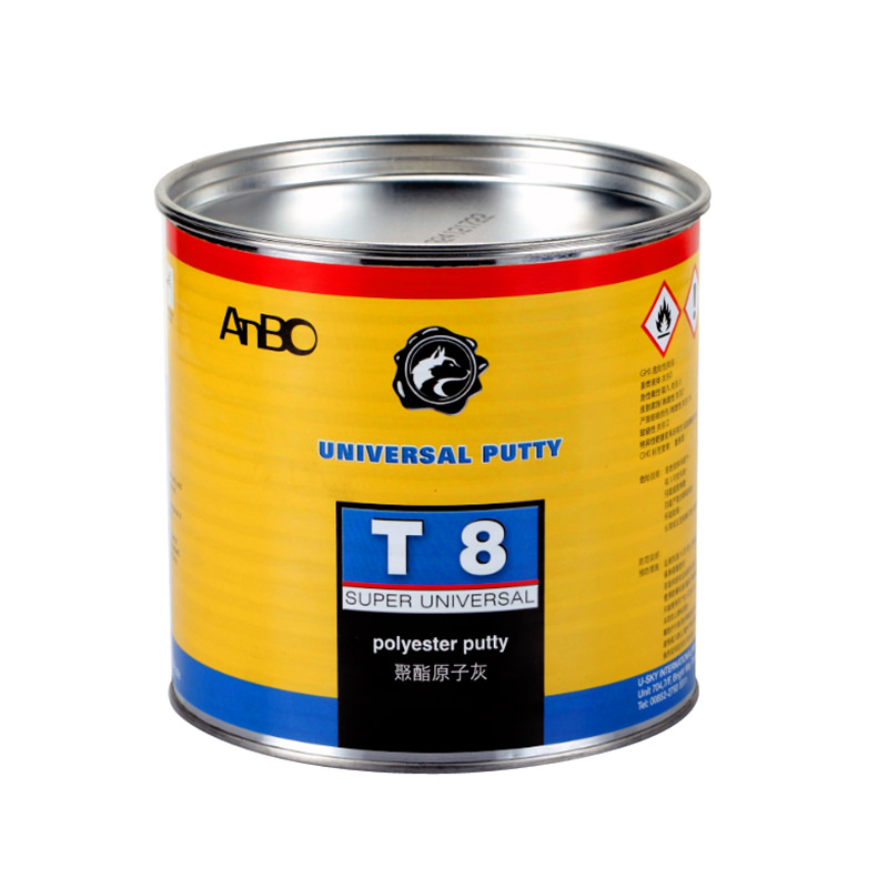 德國T8鈑金灰原子灰凹陷修補膩子汽車多功能填眼灰