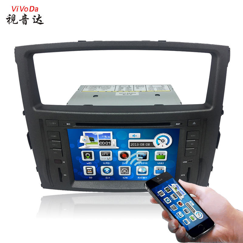 視音達(dá)三菱帕杰羅導(dǎo)航中控屏倒車影像智能一體機(jī)汽車*導(dǎo)航