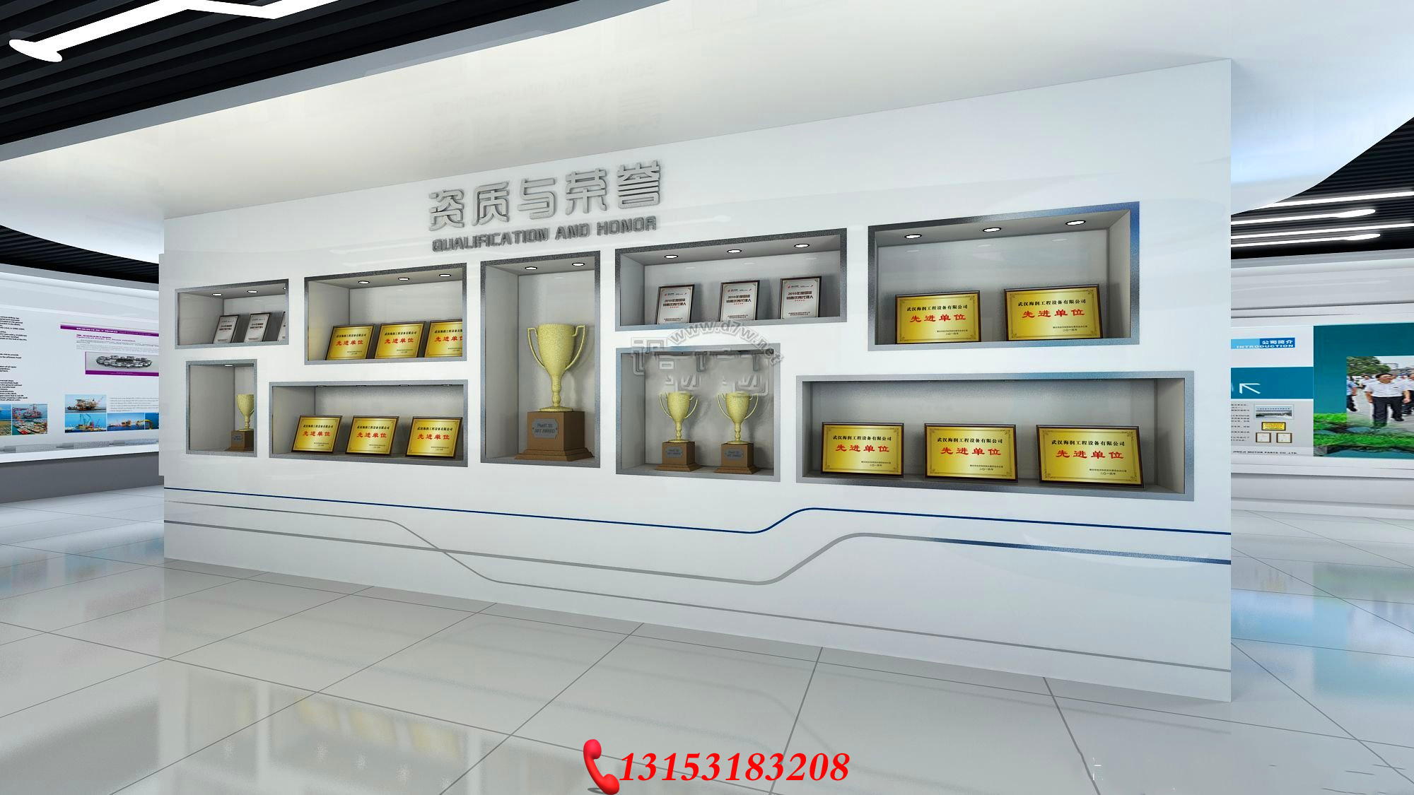 濟(jì)南科幻炫酷的企業(yè)展廳裝修設(shè)計(jì)，將*企業(yè)展廳裝修進(jìn)入新紀(jì)元 濟(jì)南企業(yè)展廳裝修設(shè)計(jì)布置公司