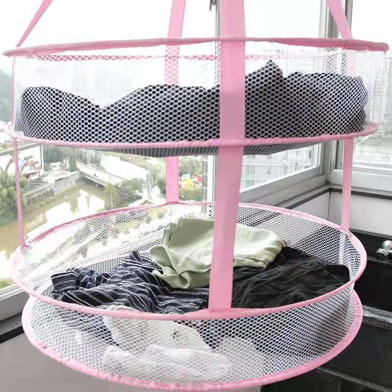 防風單層雙層可折疊曬衣架 平鋪晾衣籃晾曬網(wǎng)廠家貨源直銷