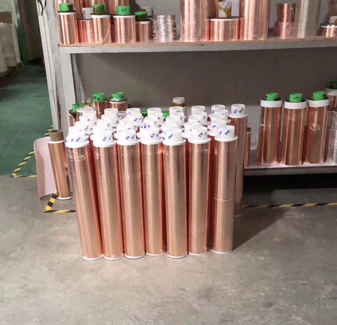 定做 宿遷純銅箔導(dǎo)電墊片  電磁*銅箔墊片 雙面導(dǎo)電銅箔膠帶