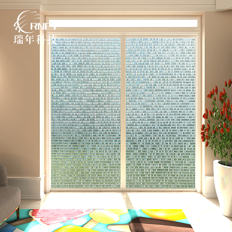 RNHS瑞年 廠家直銷靜電窗花貼衛(wèi)生間透光不透明浴室遮光防曬窗戶貼膜
