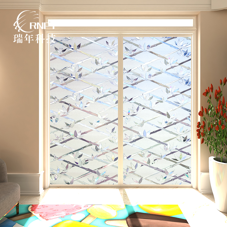 RNHS瑞年 廠家直銷靜電窗花貼衛(wèi)生間透光不透明浴室遮光防曬窗戶貼膜
