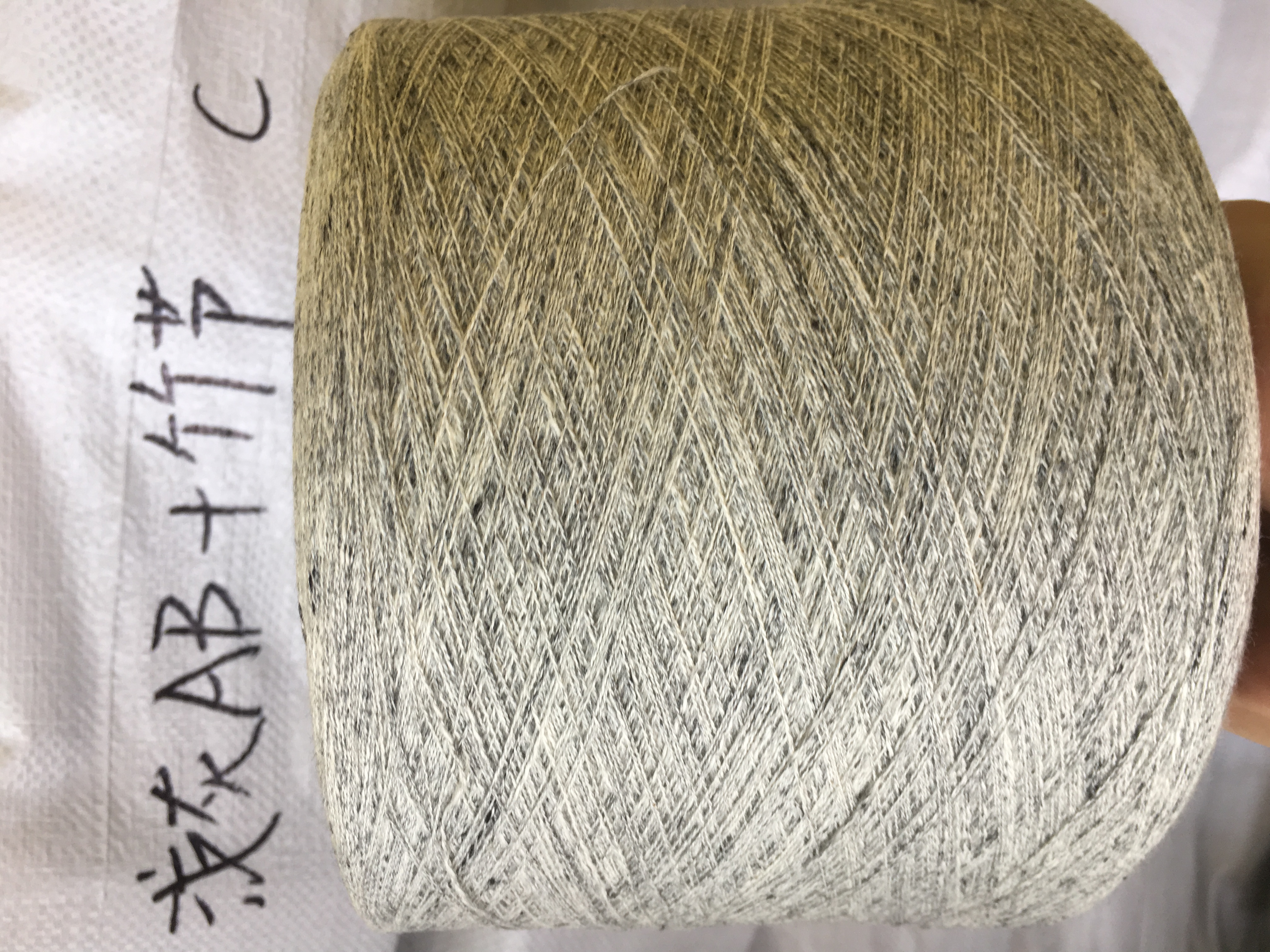 雪花棉紗 生產(chǎn)滌棉雪花紗 AB竹節(jié)紗