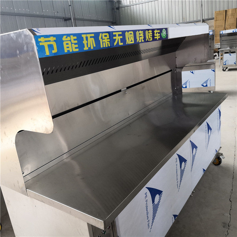 露天燒烤凈化車 露天燒烤凈化車拆洗過程 露天燒烤凈化車小型燒烤爐拆洗過程碳烤爐