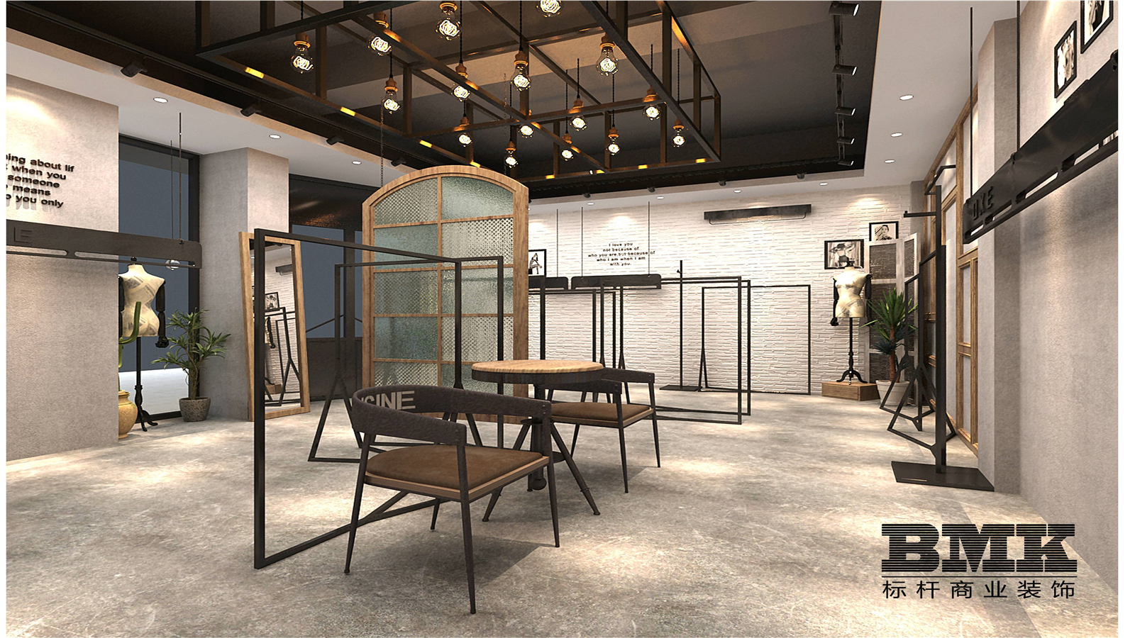 南京*女裝店裝修要點_南京品牌女裝店裝修設(shè)計圖_南京女裝貨架展示道具定制_南京*裝飾公司