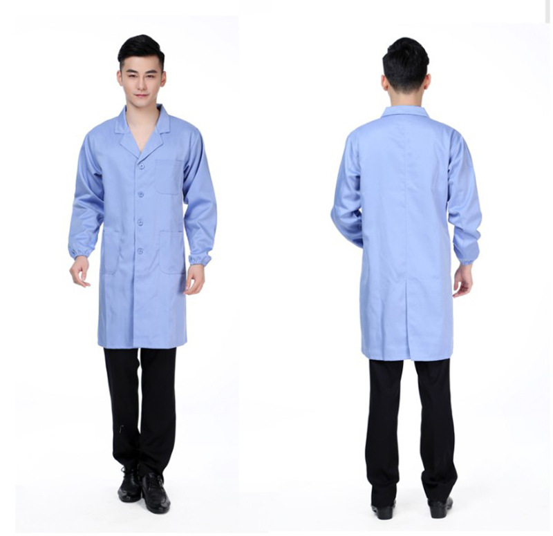 大褂長袖工作服 護(hù)士醫(yī)生服 防污塵制服搬運(yùn)工服春秋裝定制