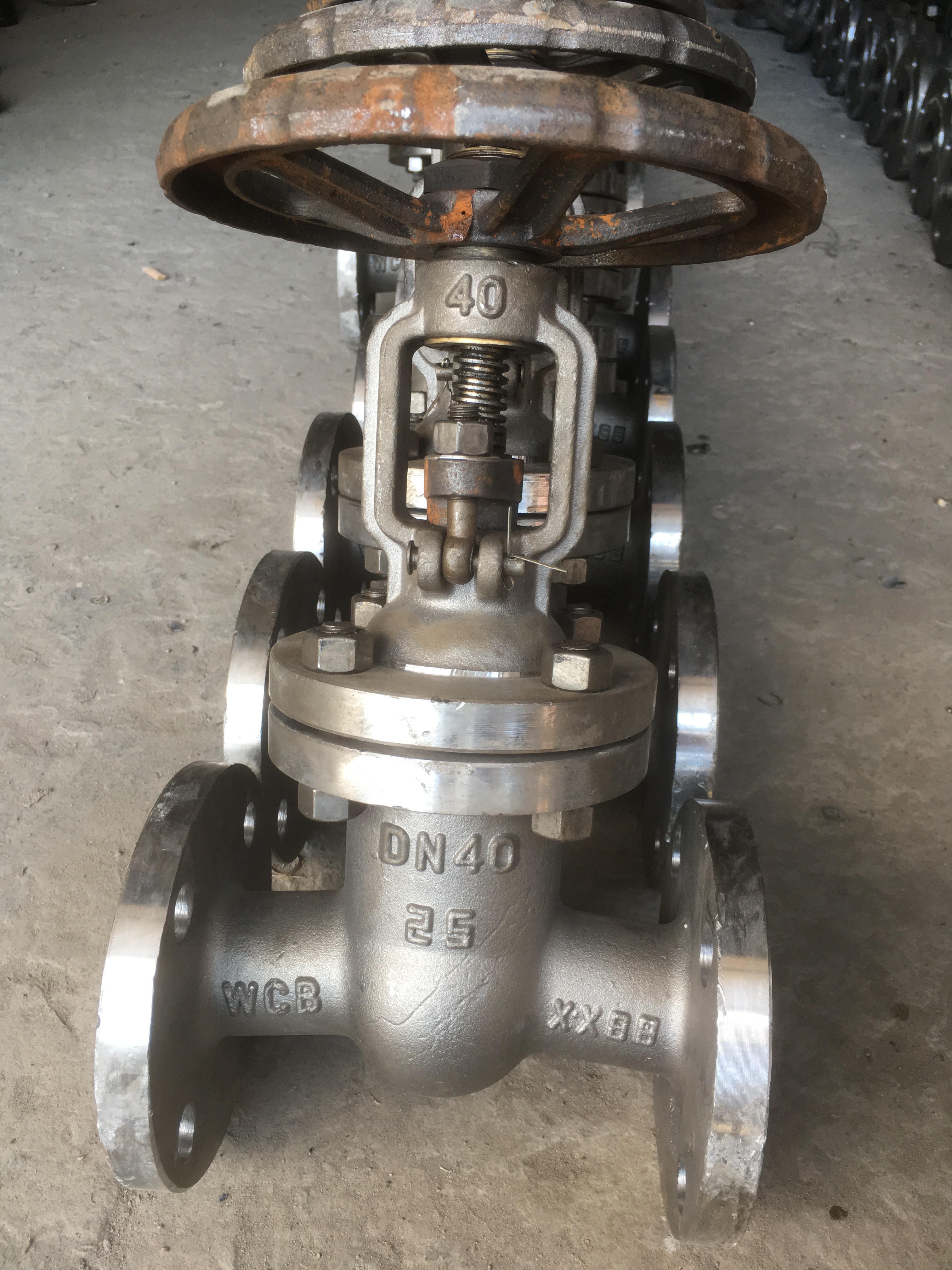 供應(yīng)  法蘭連接鑄鋼閘閥