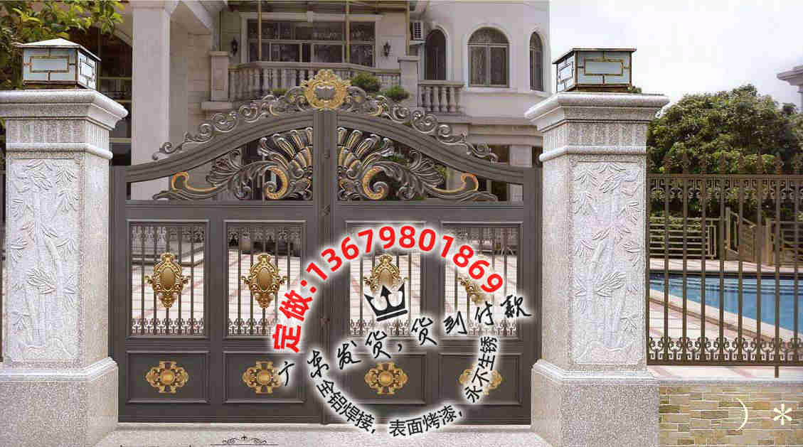 別墅大門庭院大門中式風(fēng)格