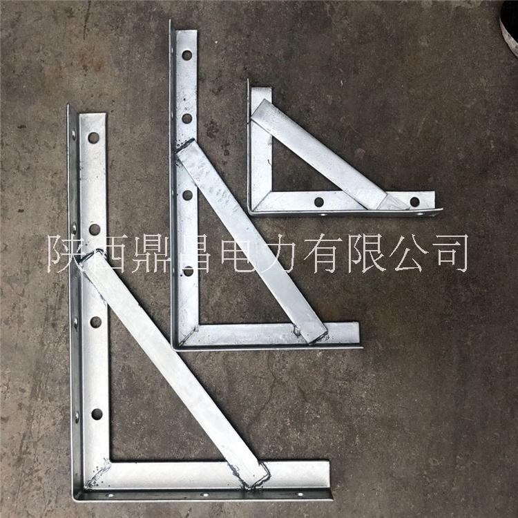 廠家直銷 熱鍍鋅支架 電線固定三角架角鐵 電線電纜固定件三角墻鐵 熱鍍鋅電力鐵附件