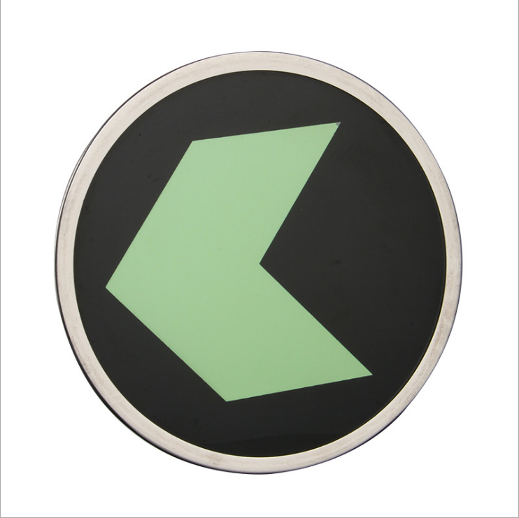 蓄光型安全出口指示燈@中山銳峰消防自發(fā)光圓形急疏散通道標(biāo)志燈生產(chǎn)廠家