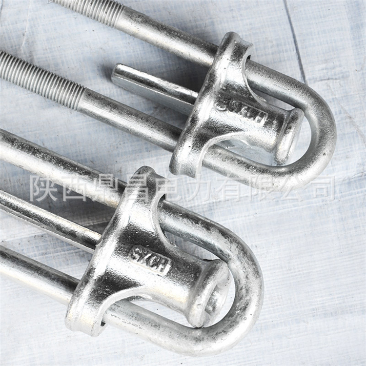 廠家直銷 可調(diào)式電力金具 熱鍍鋅ut型線夾 NUT-2NUT-1型線夾 拉線金具 UT型線夾