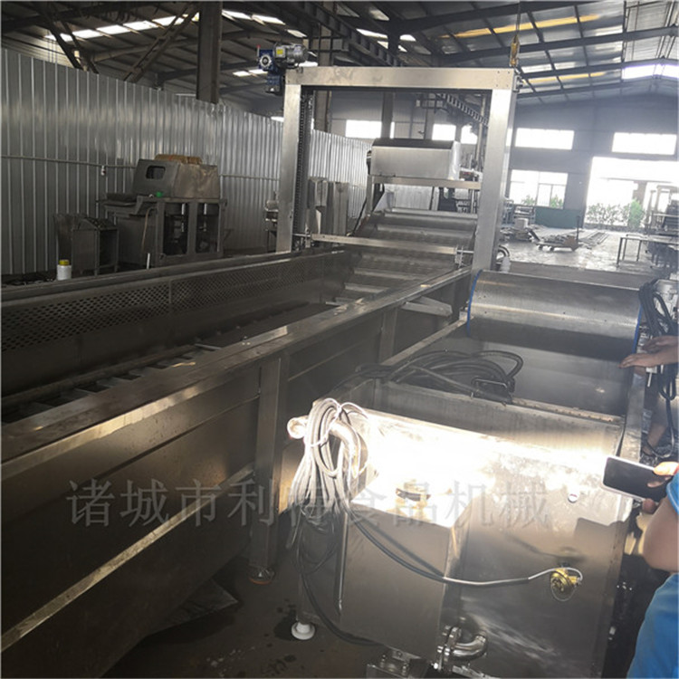 利特水浴式解凍機，牛排解凍流水線，肉排解凍化凍設(shè)備