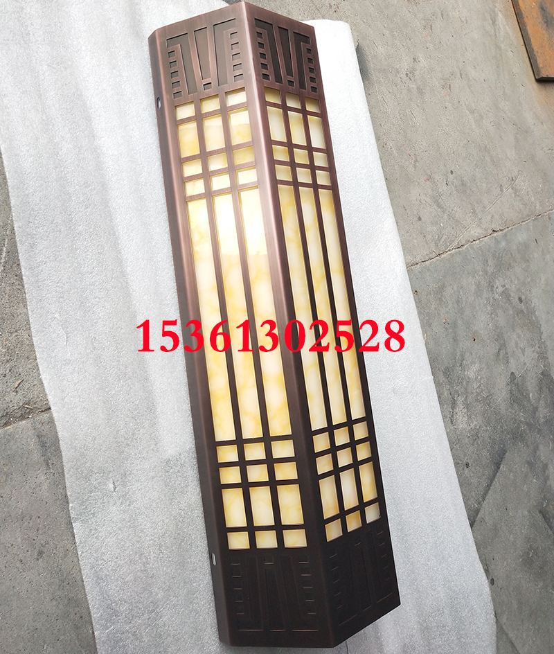 廠家專業(yè)定制防水壁燈酒店大堂裝飾亮化壁燈仿云石復(fù)古特色壁燈