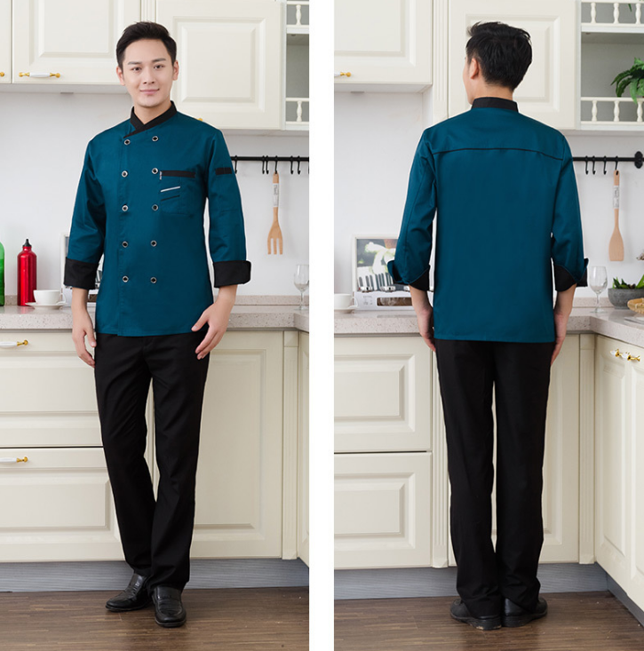 廚師服長袖 廚師服定制 專業(yè)工作服生產(chǎn)廠家