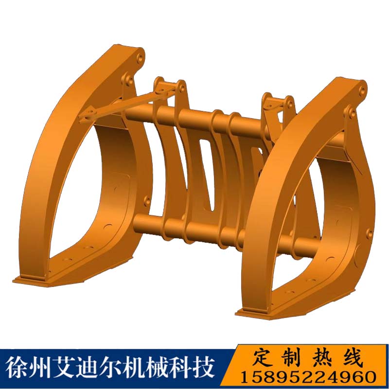 山工50鏟車夾木叉抱夾鉗 裝載機(jī)夾木叉
