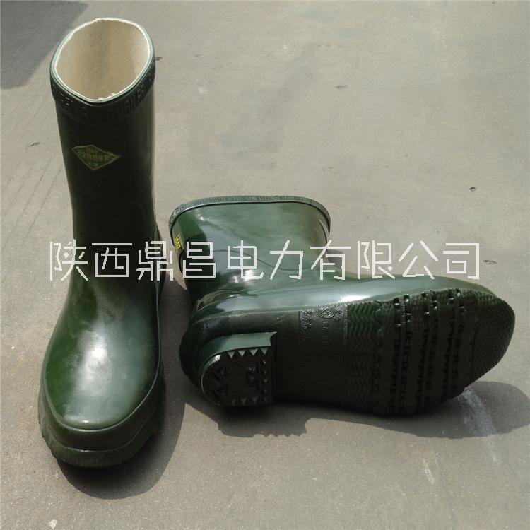 高壓絕緣靴35KV絕緣雨鞋耐磨防滑絕緣靴高壓電工雨靴橡膠鞋礦山靴 高壓絕緣靴