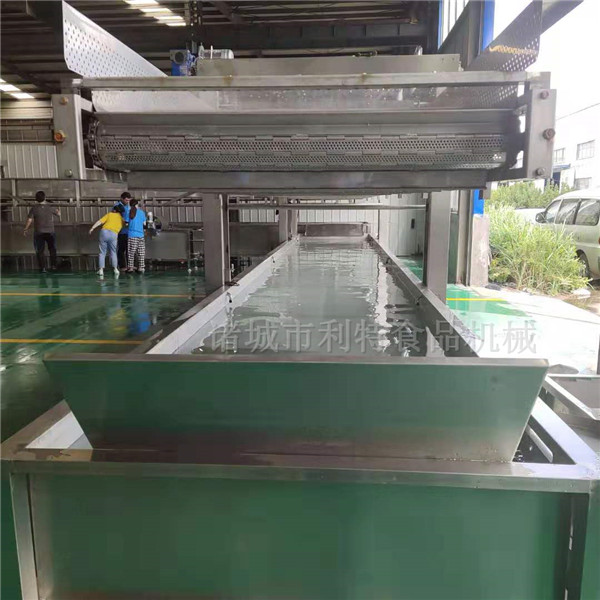 大蝦解凍設(shè)備，蝦凍盤解凍流水線，凍蝦化凍設(shè)備