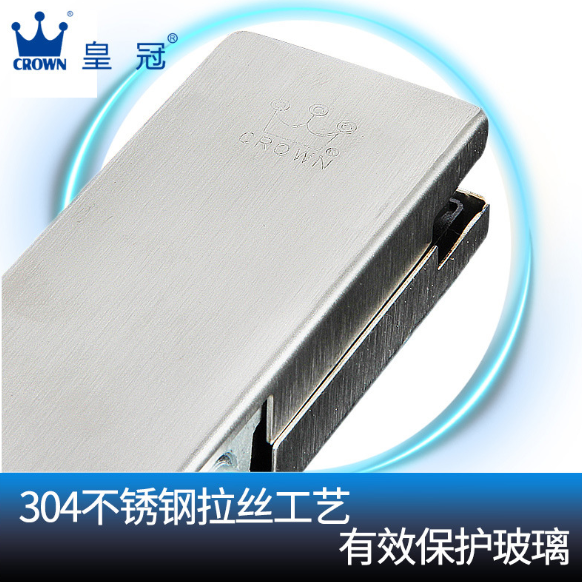 授權(quán)代理上海原裝正 品皇冠玻璃門曲夾七字夾上下門夾玻璃門配件