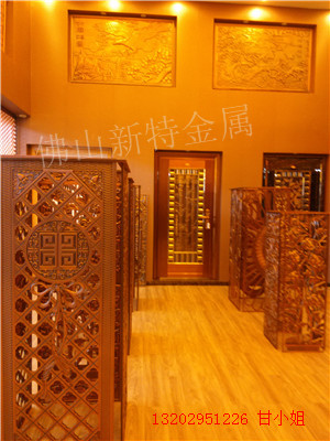 高端定制鋁合金屏風(fēng)制品酒店會所移動隔斷價格