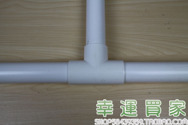 幸運買家 園藝蔬菜無土栽培直徑32水培管道設(shè)備種植機用配件三通