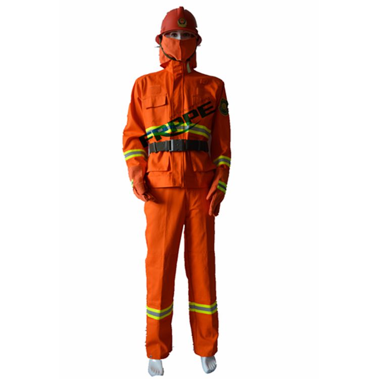 現(xiàn)貨熱銷 森林消防服系列 全棉桔紅迷彩森林消防服