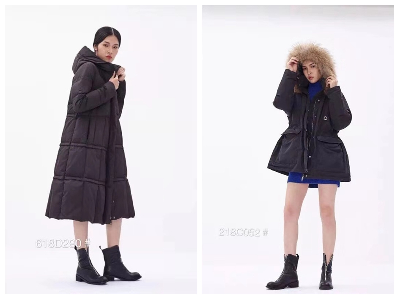 廣州*品牌樂素羽絨服折扣女裝批發(fā)走份貨源江南布衣風格