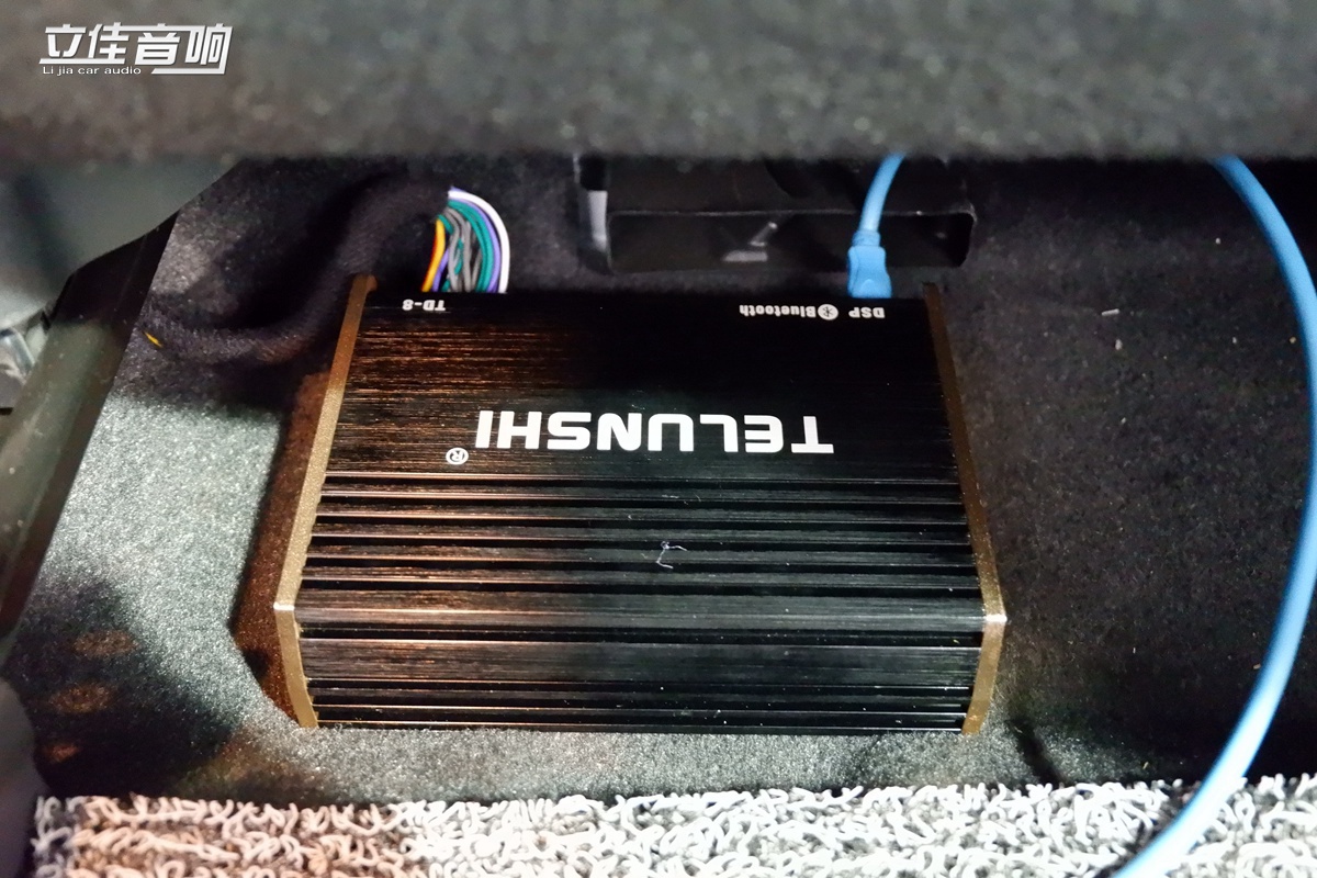 卡羅拉無損改裝升級特倫詩TD-8DSP功放中道隔音漳州立佳汽車音響