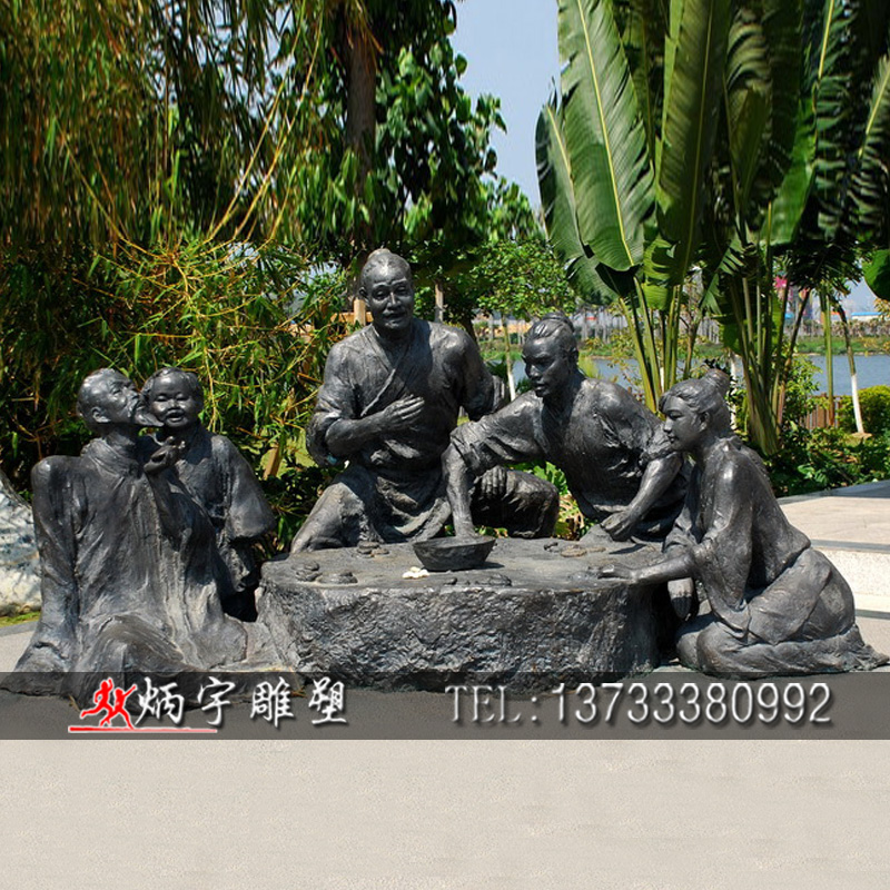 古代人物鑄銅雕塑 如坐春風(fēng)雕塑 歷史典故卞和獻(xiàn)玉雕塑   博狀元餅人物雕塑 民俗文化小品雕塑 成語(yǔ)故事伯樂(lè)相馬雕塑