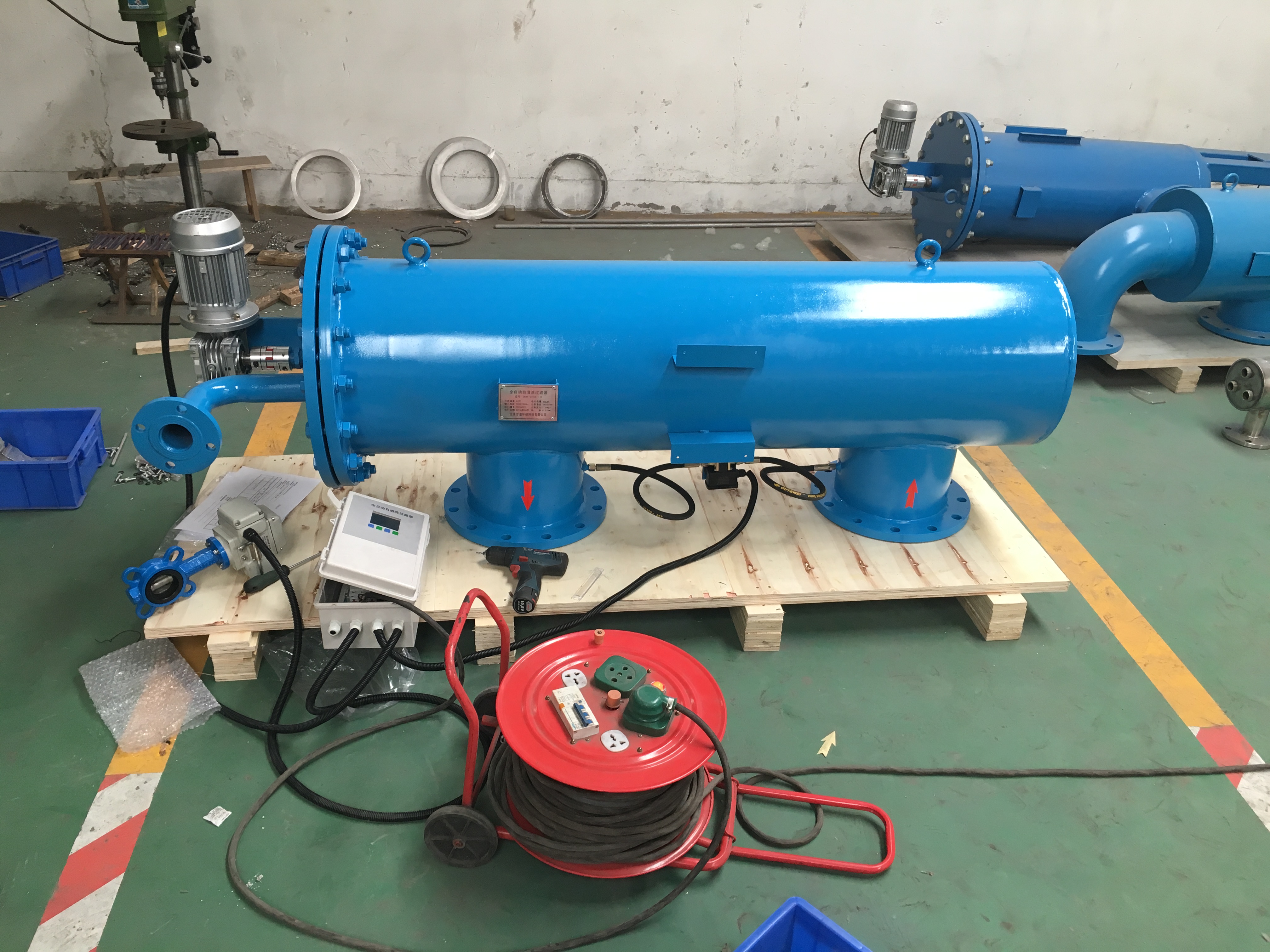 山東鴻策專業(yè)定制自清洗過濾器 HC-500自清洗過濾器