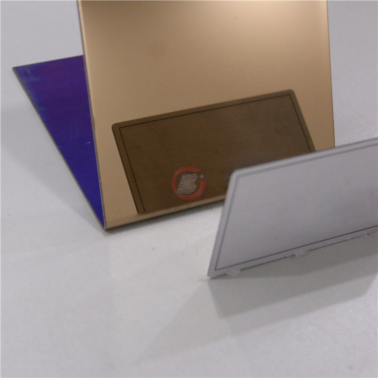 鏡面玫瑰金不銹鋼板價格 304高要求鏡面不銹鋼裝飾板材