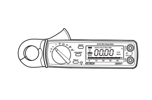 美國EXTECH 380941交流/直流迷你鉗形表