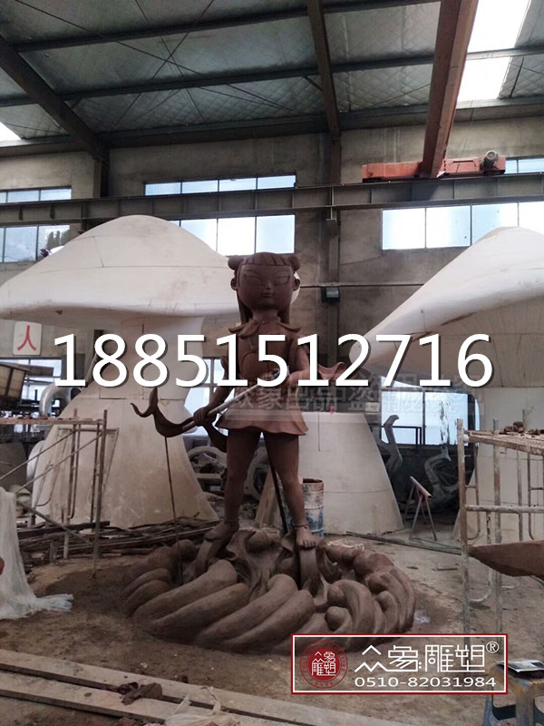 商場美陳玻璃鋼哪吒雕塑 商場美陳玻璃鋼哪吒雕塑玻璃鋼卡通