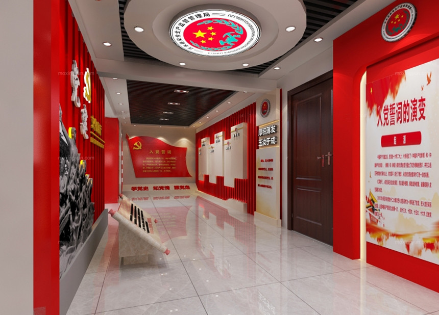 企業(yè)黨建展廳設(shè)計(jì)公司，多媒體數(shù)字企業(yè)黨建展廳解決方案
