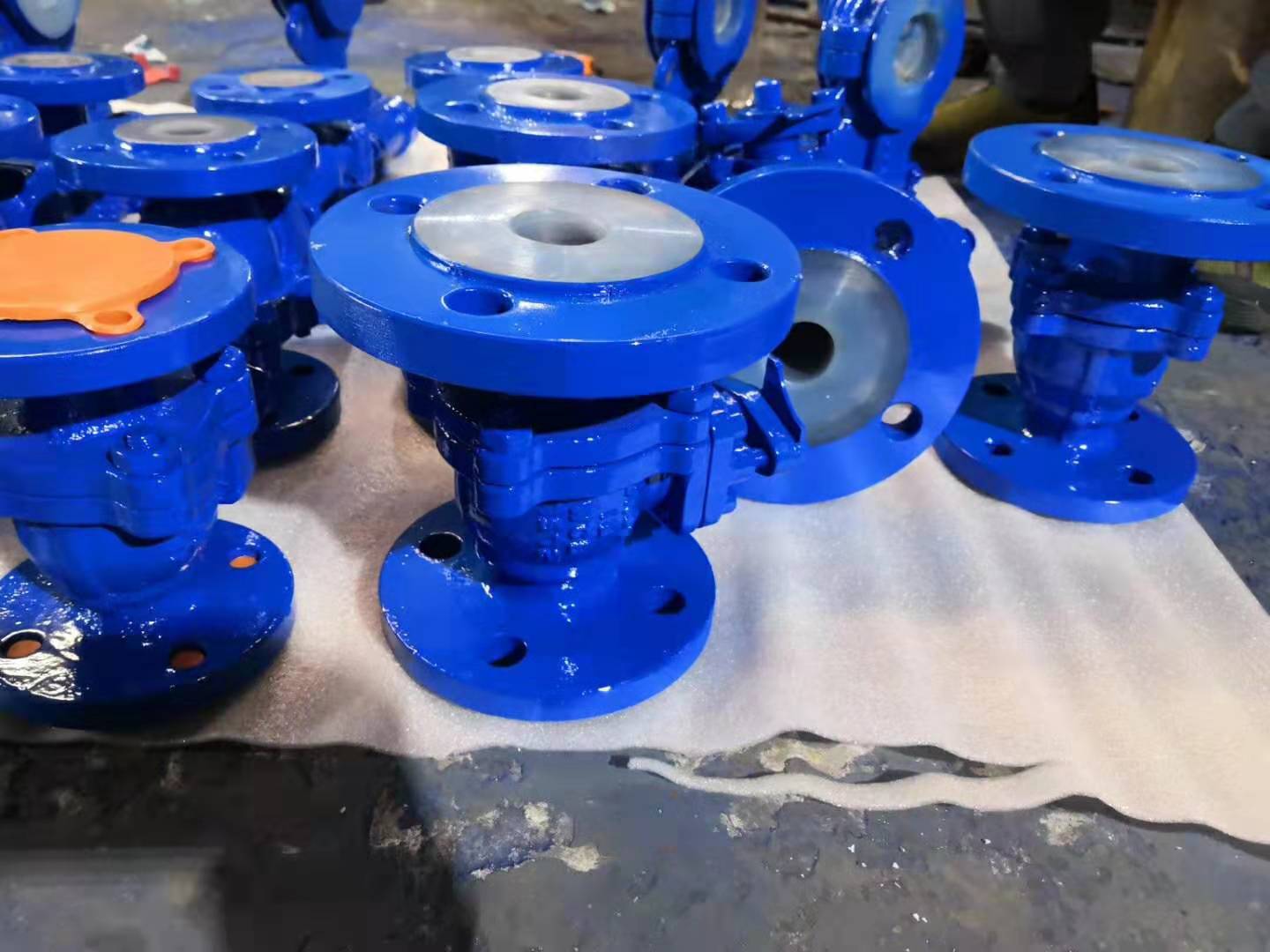 襯氟放料球閥  FQ41F46