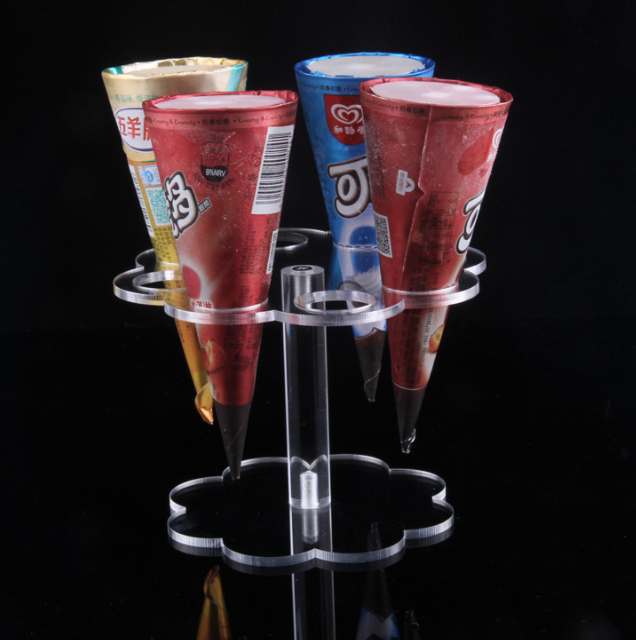 廠家直銷可定制批發(fā)實(shí)用簡(jiǎn)約家用裝飾透明二層亞克力冰淇架16孔 冰淇架16孔報(bào)價(jià) 冰淇架16孔批發(fā)