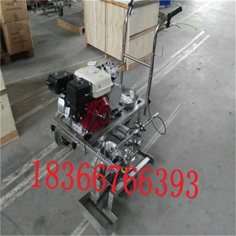 手推式路面冷噴劃線機(jī) 馬路標(biāo)線噴涂機(jī)廠家