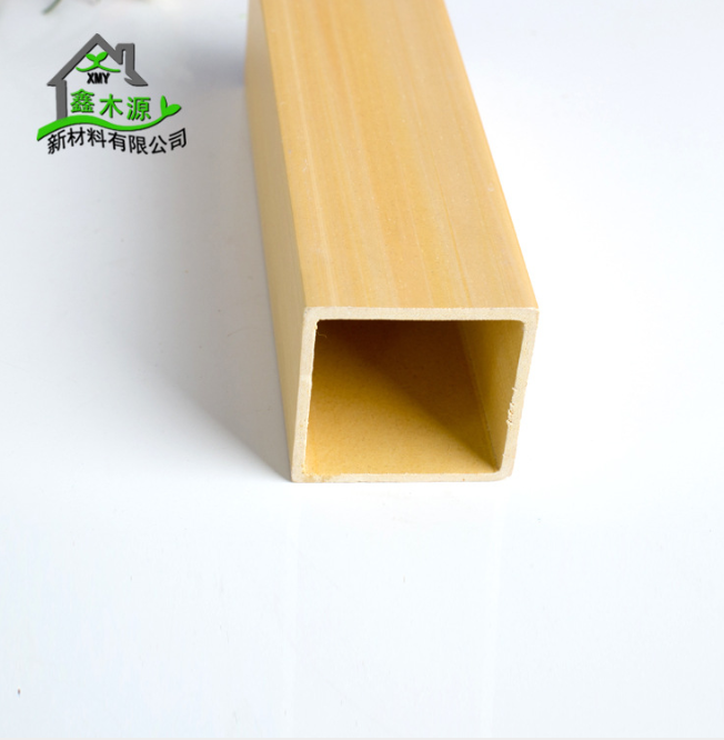 廠家直銷生態(tài)木方通 室內(nèi)裝修新型裝飾材料PVC木塑50*50方木