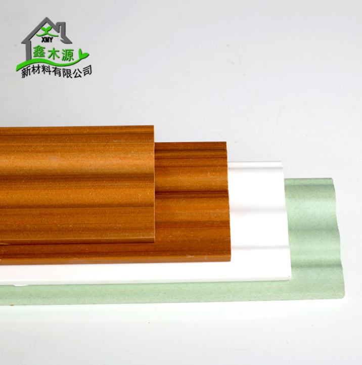 廠家直銷生態(tài)木PVC腰線 新型裝飾材料室內(nèi)裝飾線條30*70腰線