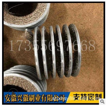 浙江纏繞式毛刷廠-毛刷廠來樣加工定制-內(nèi)繞式圓毛刷價格-批發(fā)絲尼龍絲彈簧刷