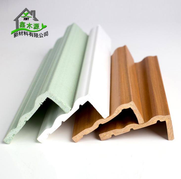 廠家直銷生態(tài)木PVC腰線 新型裝飾材料室內(nèi)裝飾線條30*70腰線