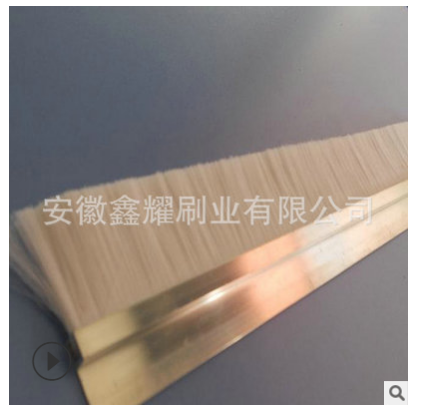 防靜電毛刷生產(chǎn)廠家-尼龍防靜電防塵密封擋水條刷-尼龍絲磨料絲防靜電毛刷輥
