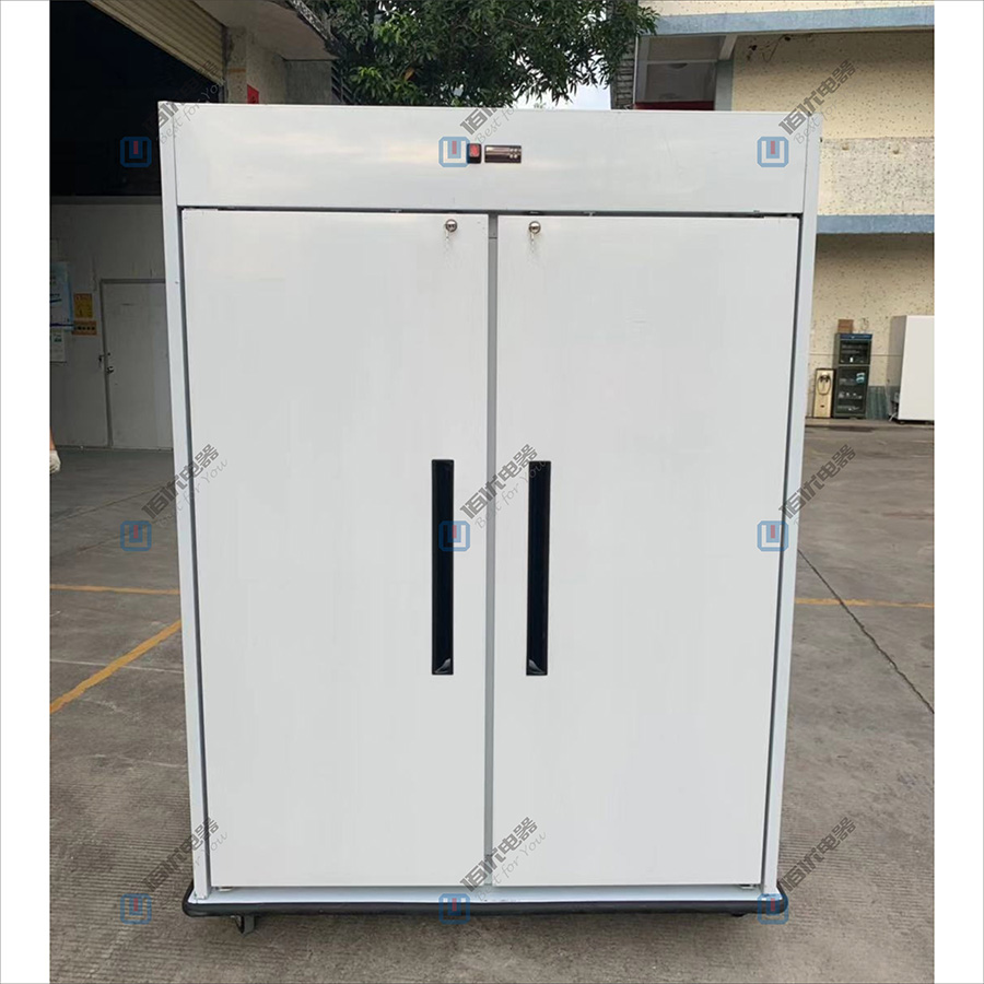 雙門宴會(huì)冷藏餐車柜，商用保溫柜，立式冷藏保鮮柜