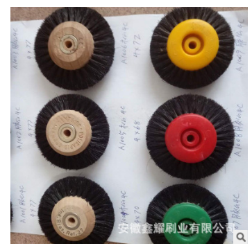 廠家直銷木雕拋光毛刷輪 豬鬃拋光輪廠家 玉雕翡翠橄欖核雕刻打磨清理毛刷