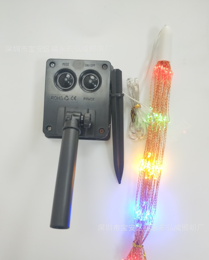 跨境*燈太陽能燈串圣誕節(jié)*燈*造型銅線燈，太陽能*燈