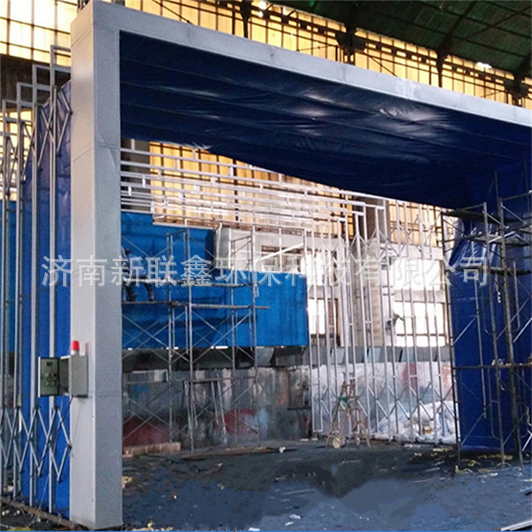 工業(yè)烤漆房大型移動(dòng)伸縮房 伸縮噴漆房環(huán)保折疊移動(dòng)式伸縮房