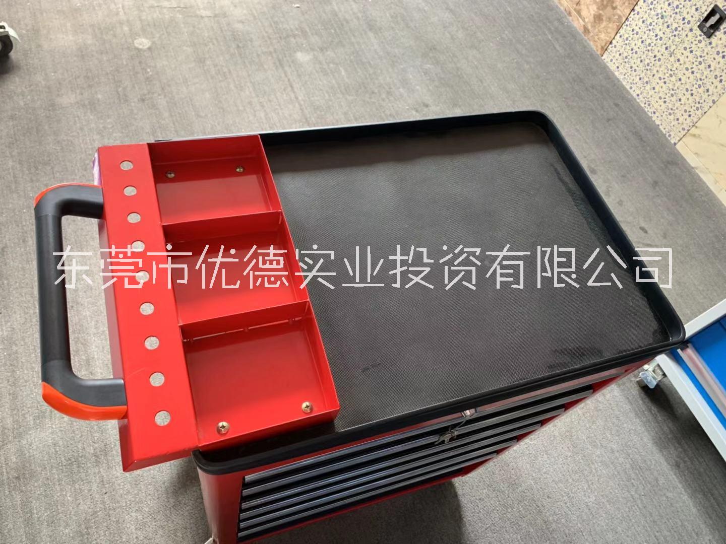 6抽工具車汽修汽保維修車五金重型工具箱靜電膠皮工具柜手推抽屜