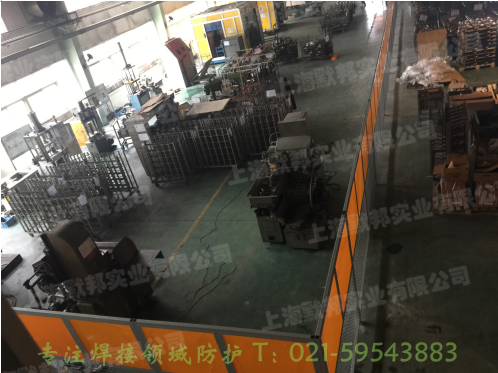 供應 電焊光隔斷圍欄，焊接防弧光圍欄